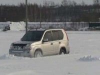 Снежный Тест Драйв Nissan Pathfinder, Nissan X-Trail и УАЗ Хантер